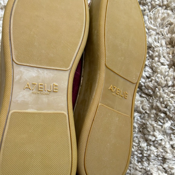 A7EIJE  71 Women's Eden Suede Platform Sneakers Maroon  Size 8 - Picture 10 of 10